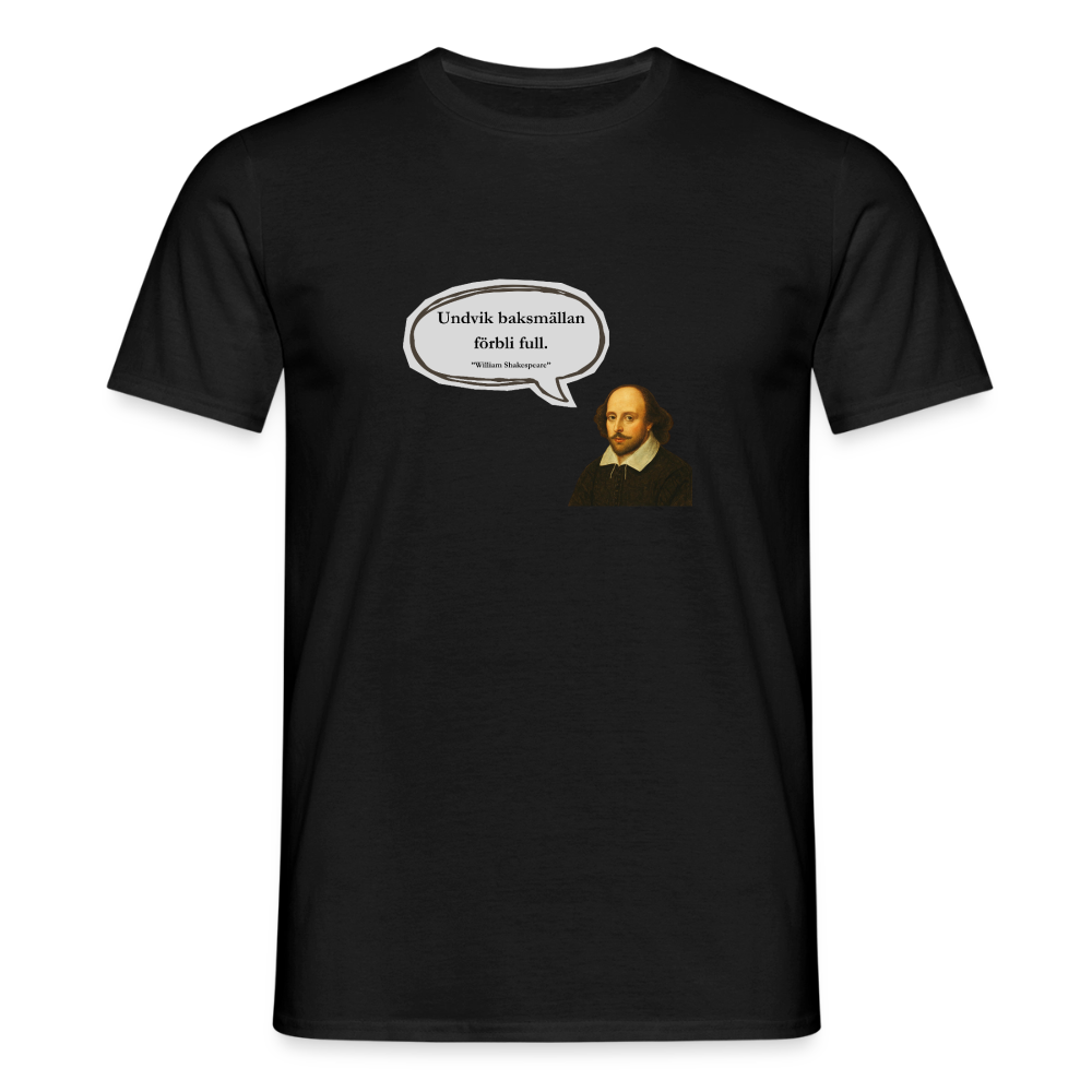 Undvik baksmällan förbli full T-shirt Herr - svart