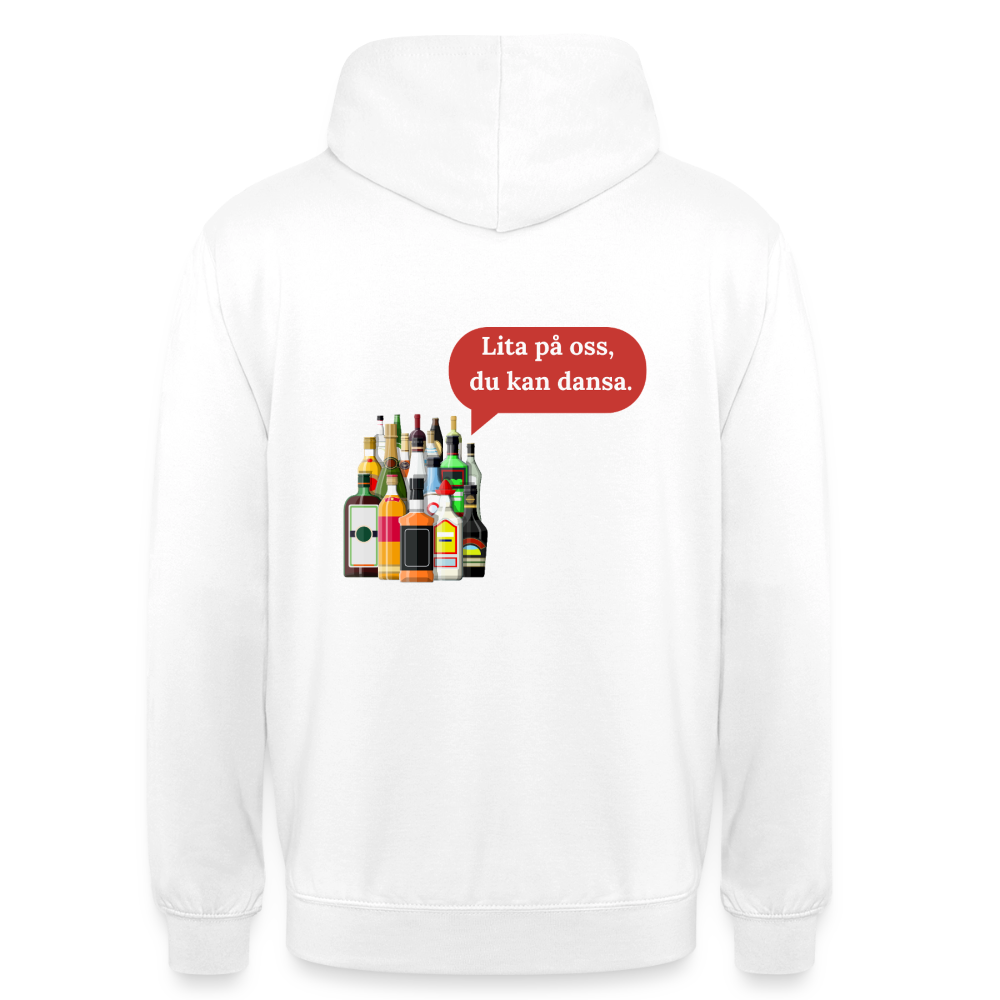Lita på oss, du kan dansa Hoodie Unisex - vit