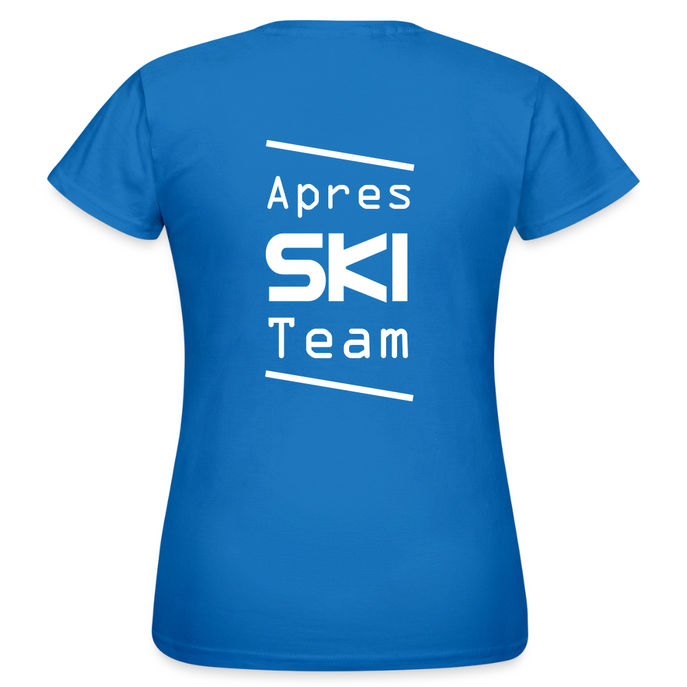 Apres ski team T-shirt Dam - royalblå