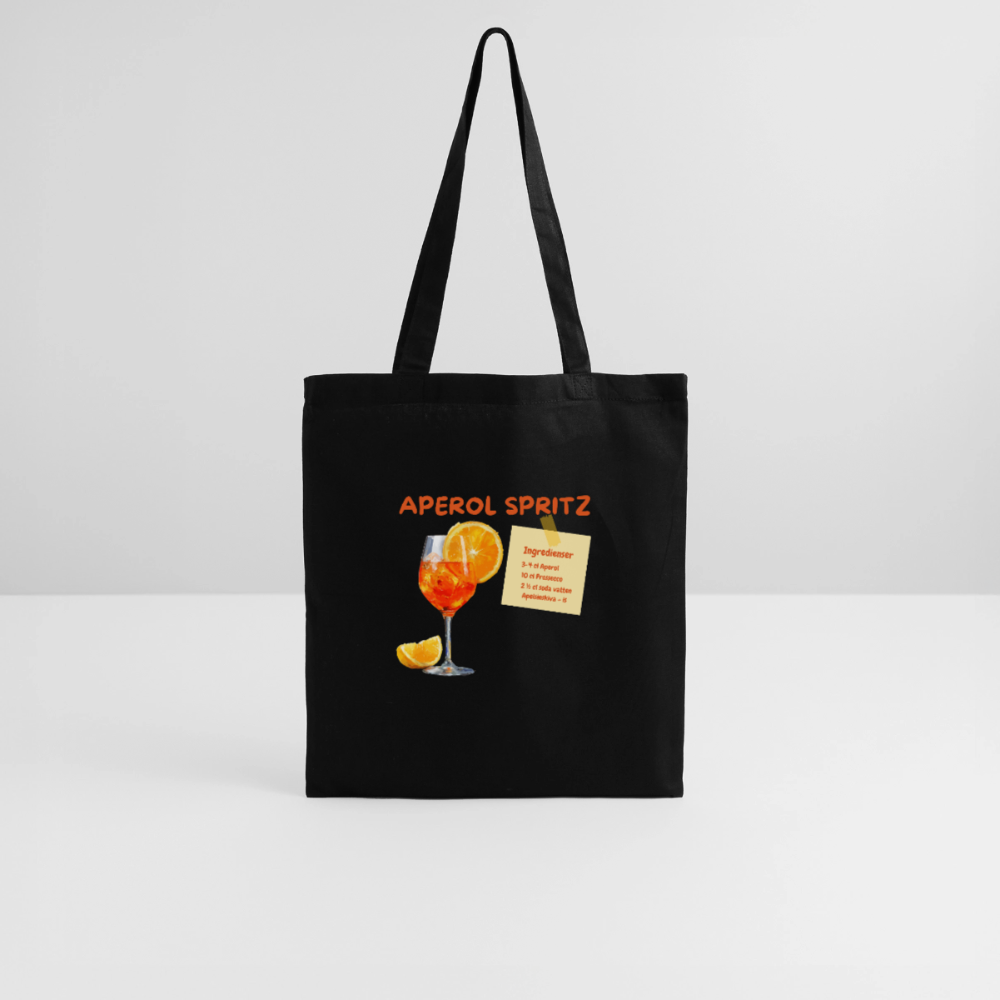 Aperol Spritz Tygväska - svart