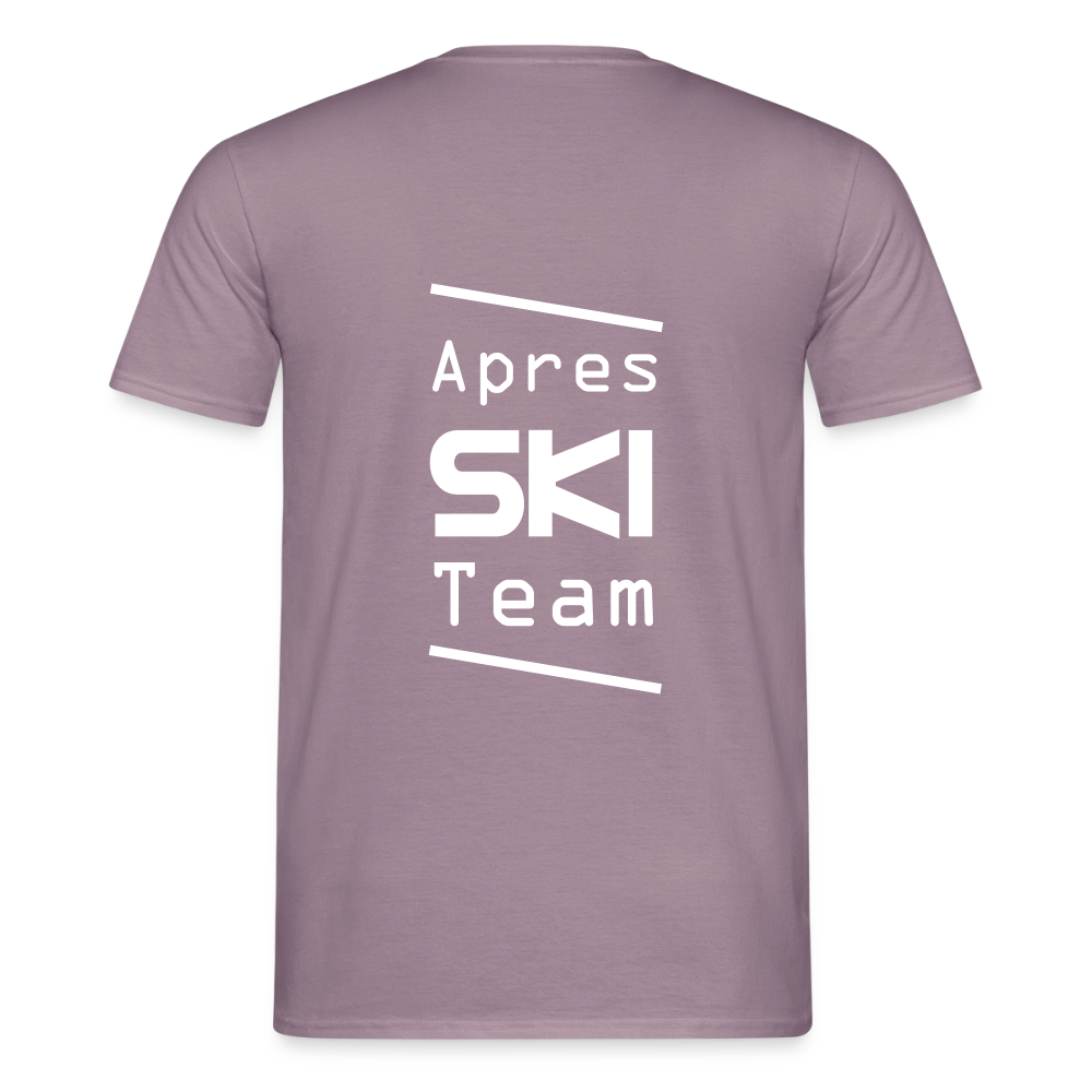 Apres ski team T-shirt Herr - lilagrå 