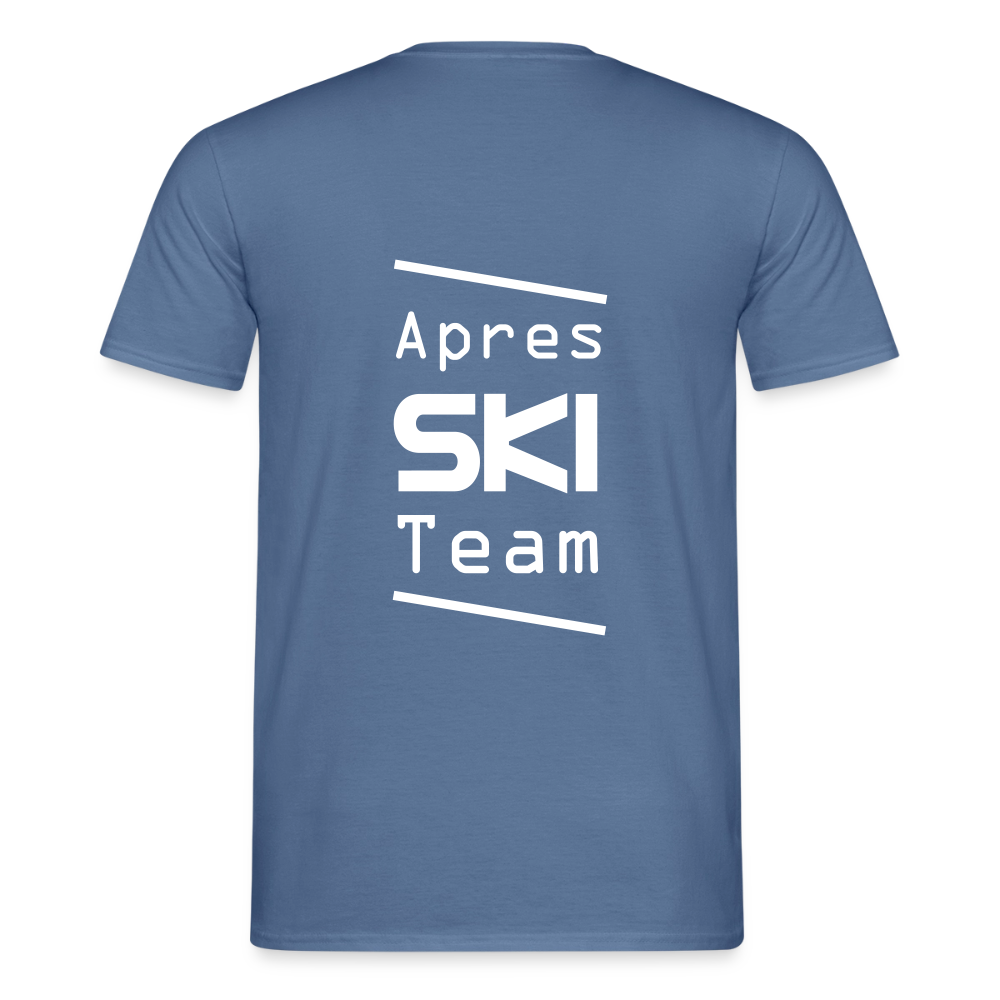 Apres ski team T-shirt Herr - duvblå 