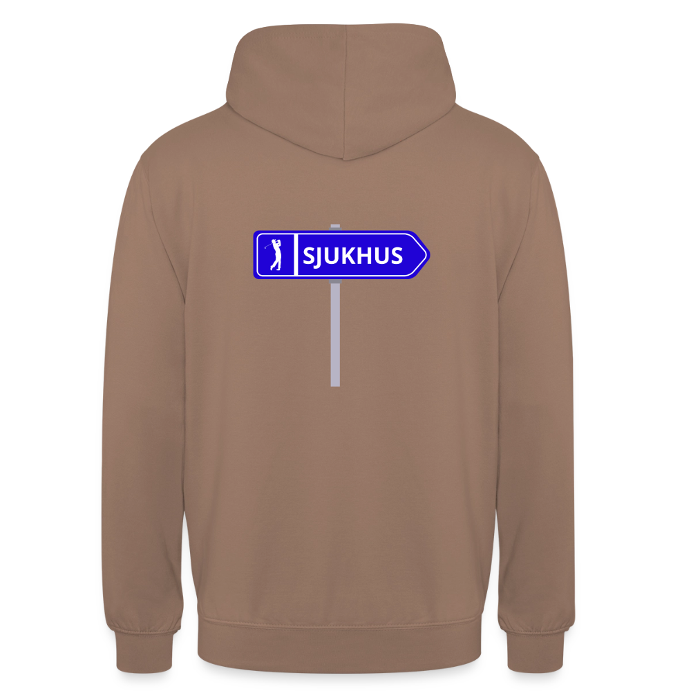 Sjukhus skylt  Hoodie Unisex - mocka