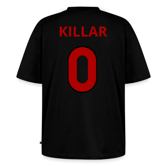 Killar 0 oversized premium-T-shirt unisex - svart