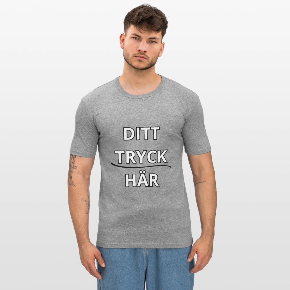 Men's Slim Fit T-Shirt - gråmelerad