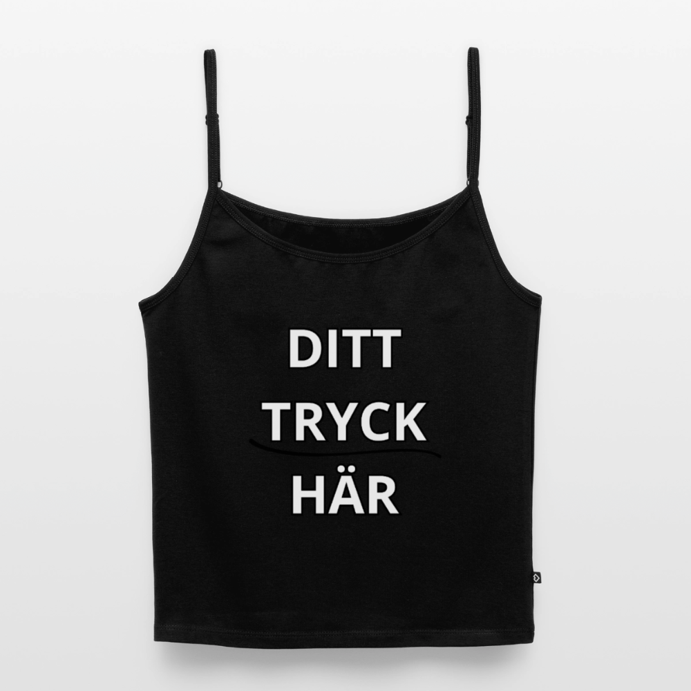 Women's Spaghetti Tank Top - svart