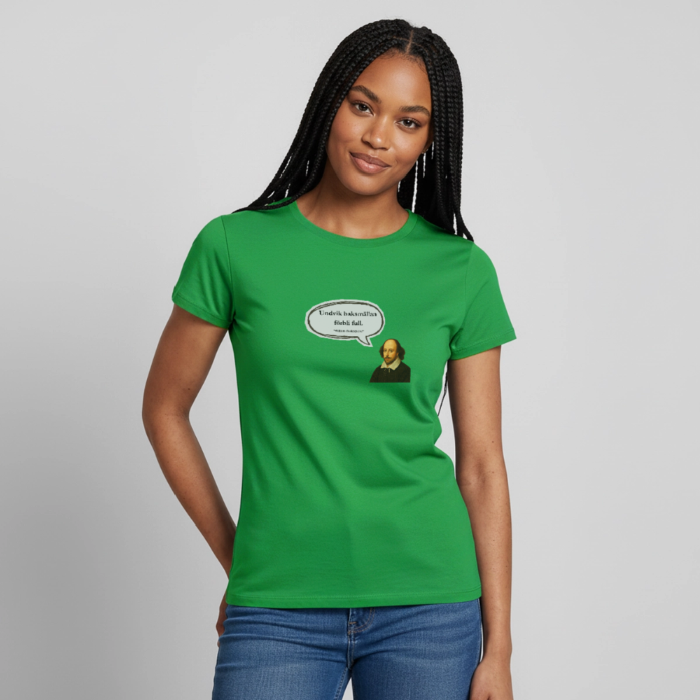 Undvik baksmällan förbli full T-shirt Dam - kellygrön