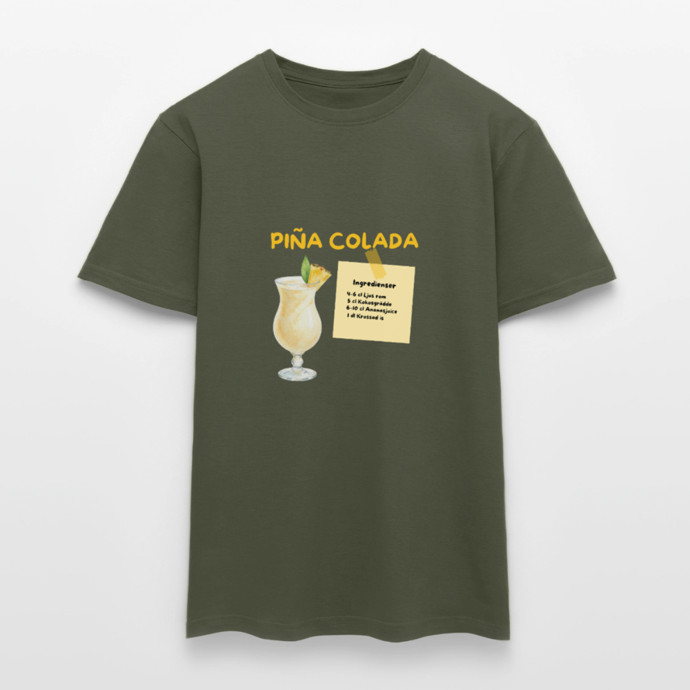 Pina colada T-shirt Herr - Militärgrön