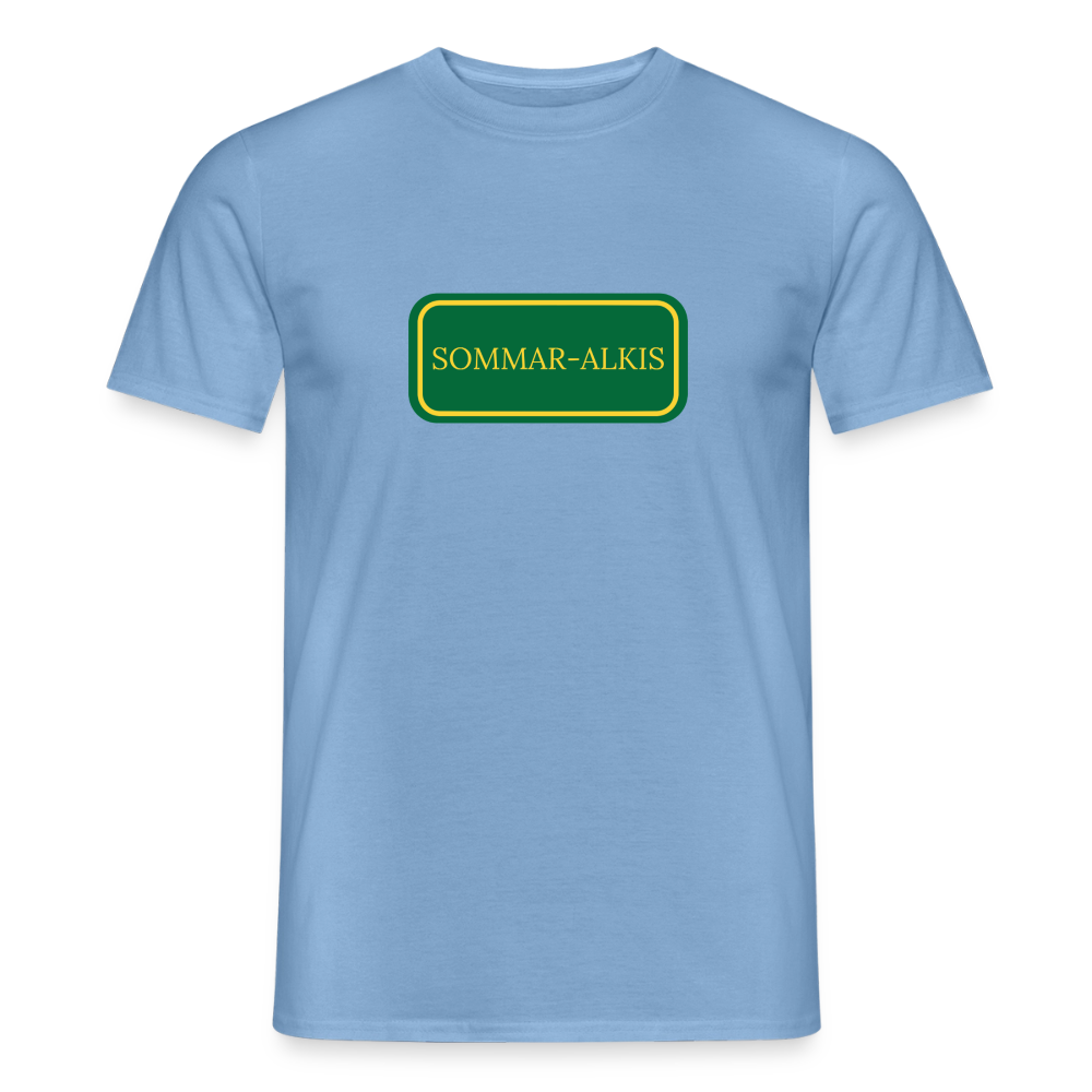 Sommar-alkis T-shirt herr - carolina blue