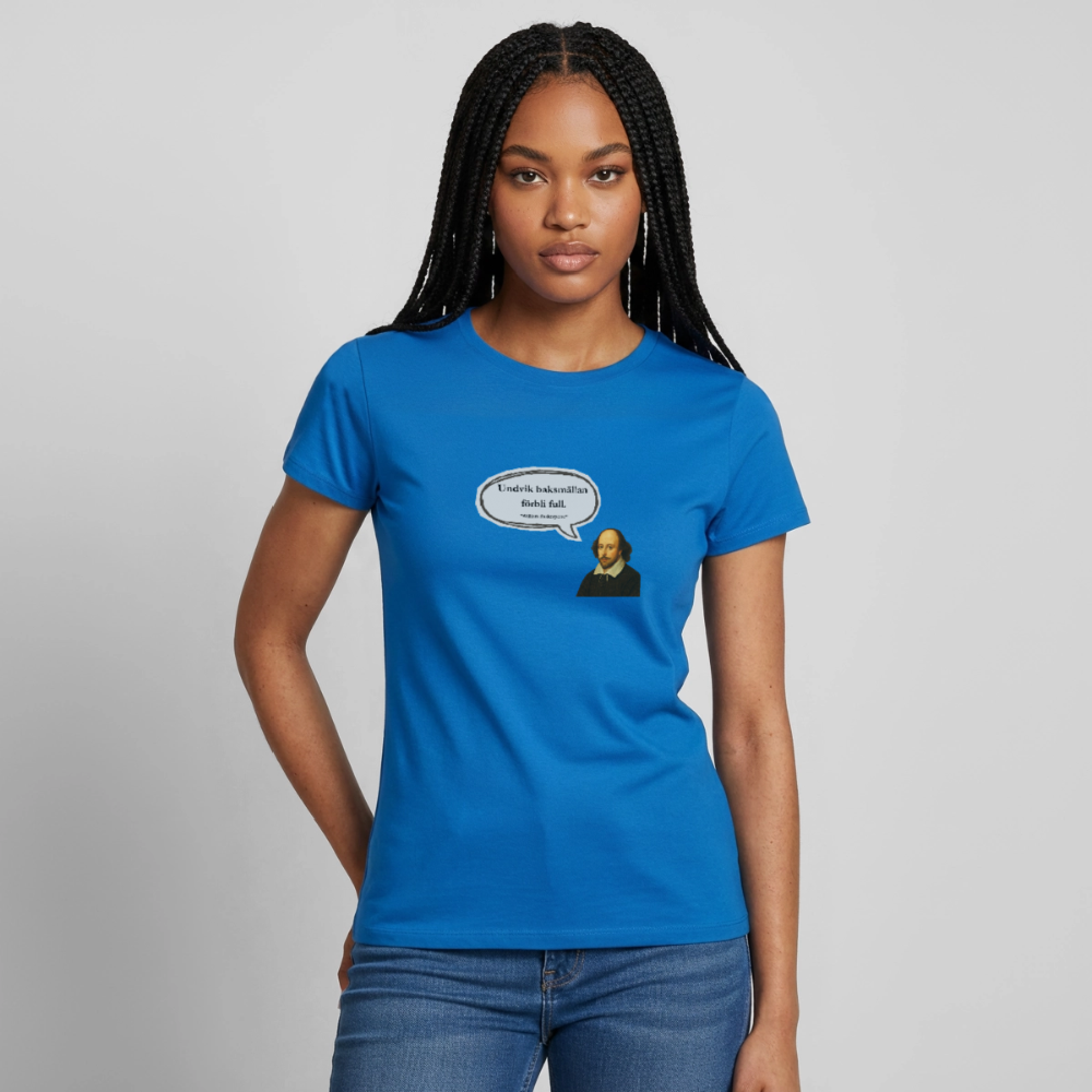 Undvik baksmällan förbli full T-shirt Dam - royalblå