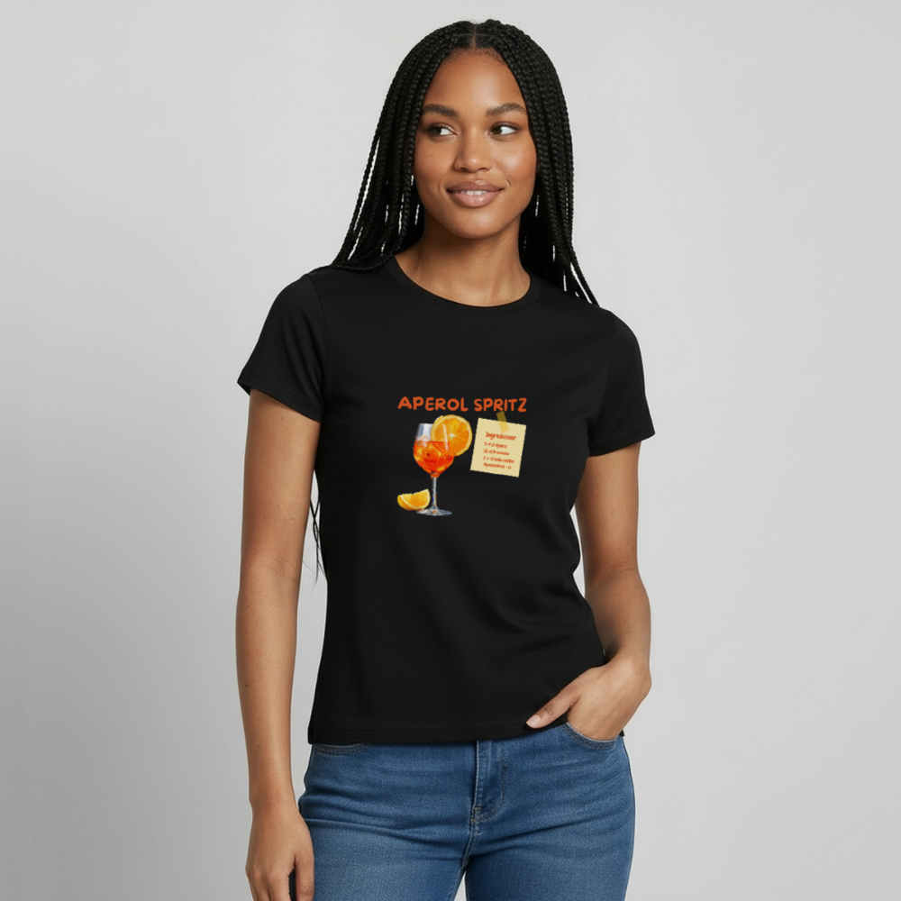 Aperol spritz T-shirt Dam - svart