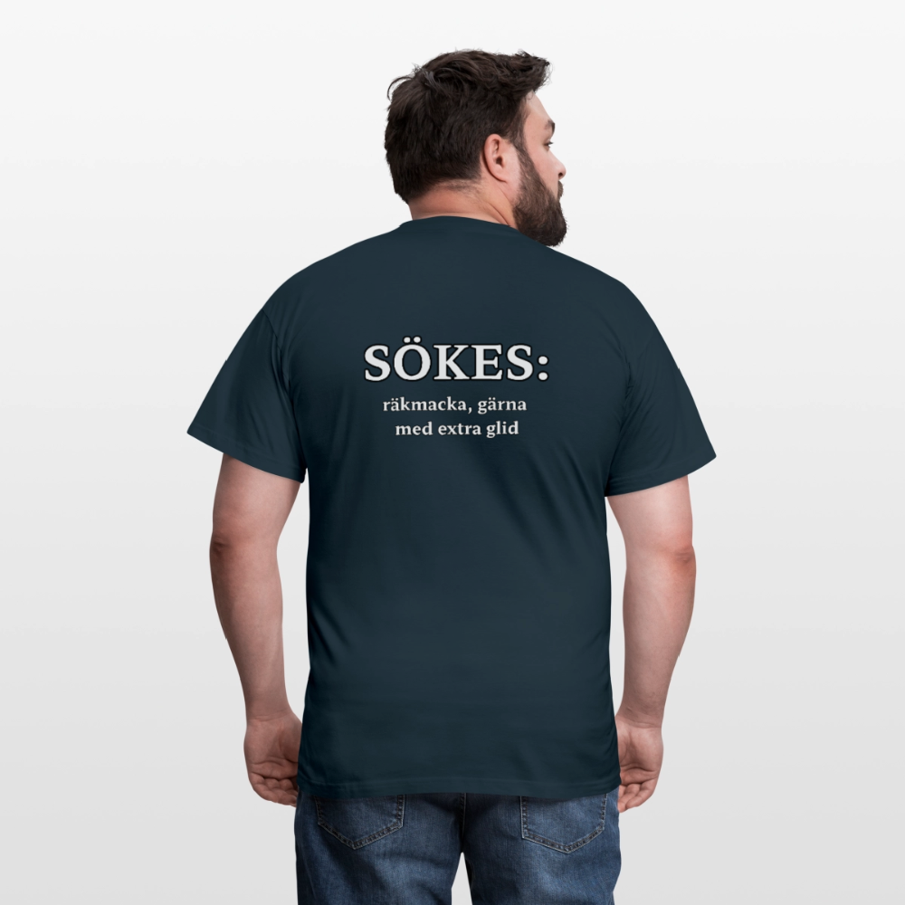 Sökes: Räkmacka, gärna med extra glid T-shirt Herr - marinblå