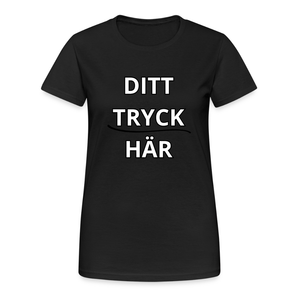 Women’s Gildan Heavy T-Shirt - svart