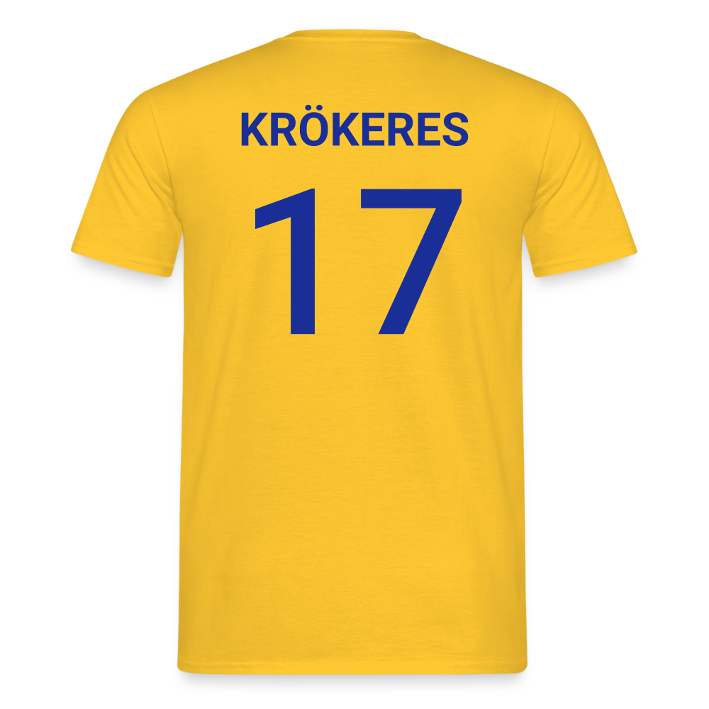 Krökeres T-shirt herr - gul