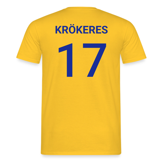 Krökeres T-shirt herr - gul