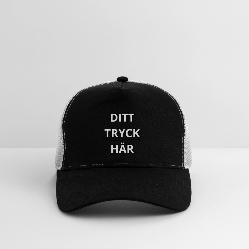 Trucker Cap - svart/stengrå