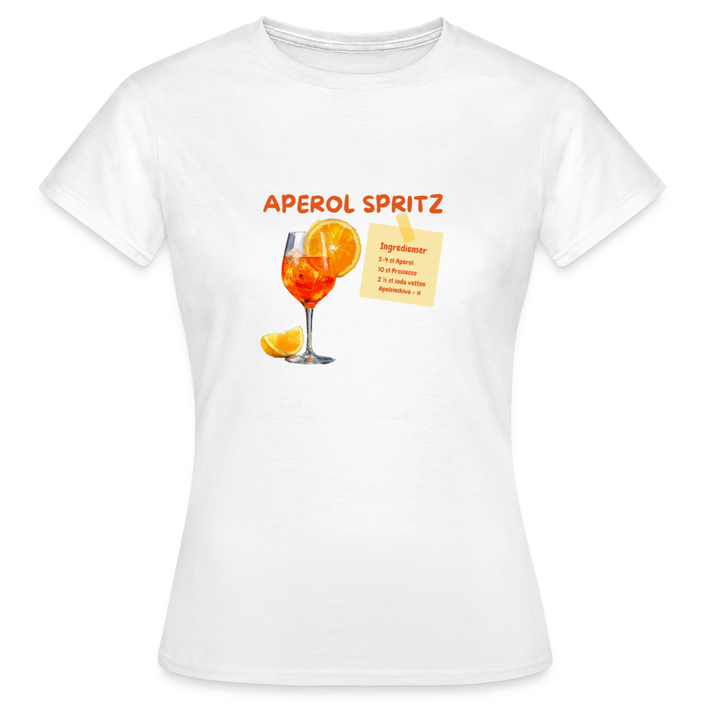 Aperol spritz T-shirt Dam - vit