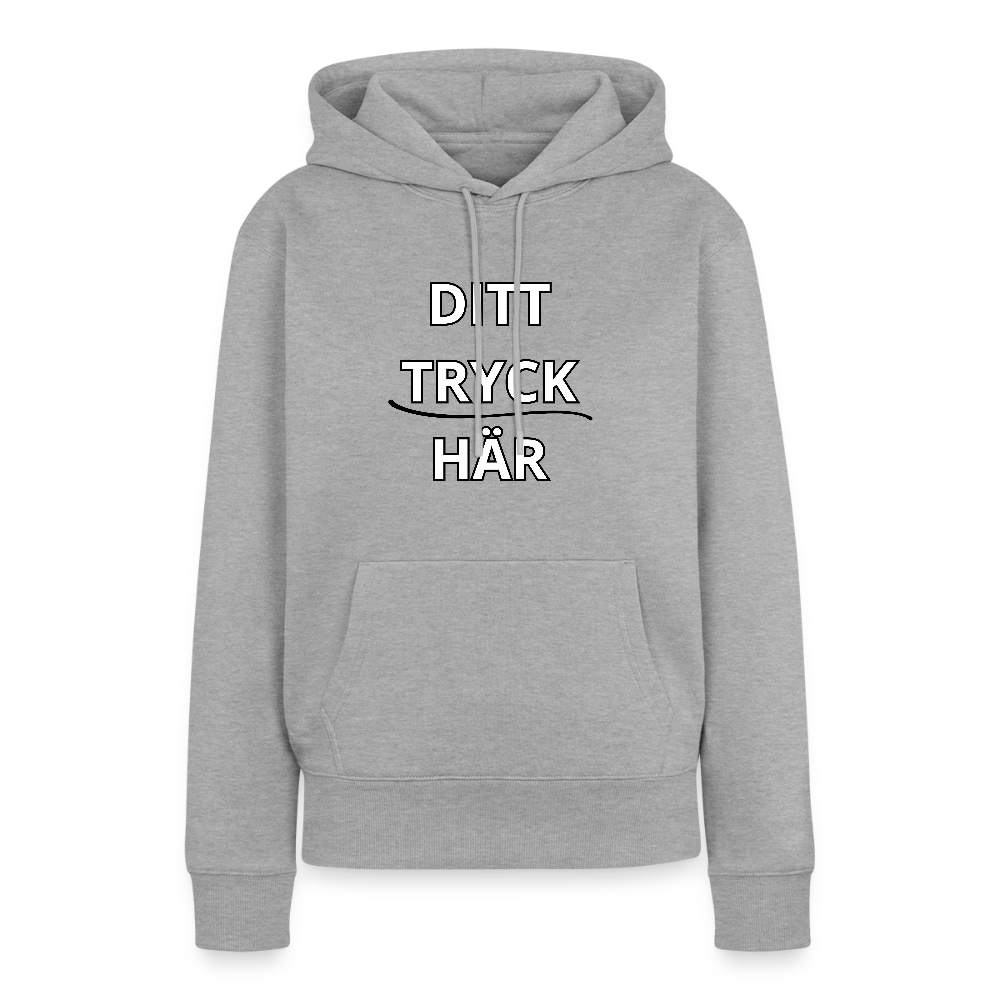 Women’s Premium Hoodie - gråmelerad