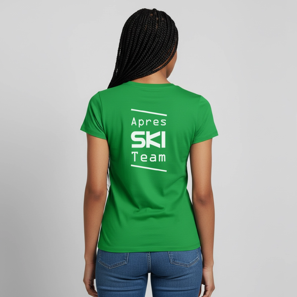Apres ski team T-shirt Dam - kellygrön