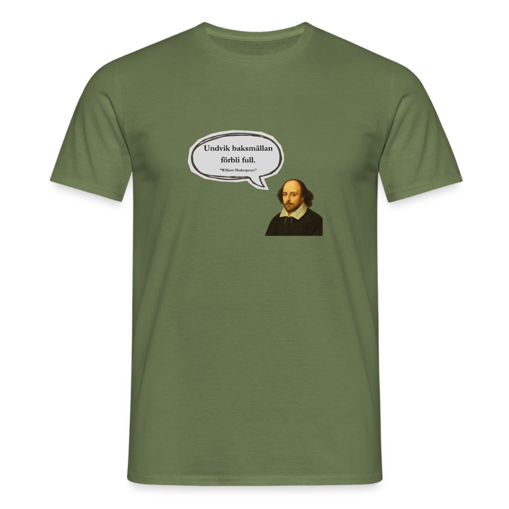 Undvik baksmällan förbli full T-shirt Herr - Militärgrön