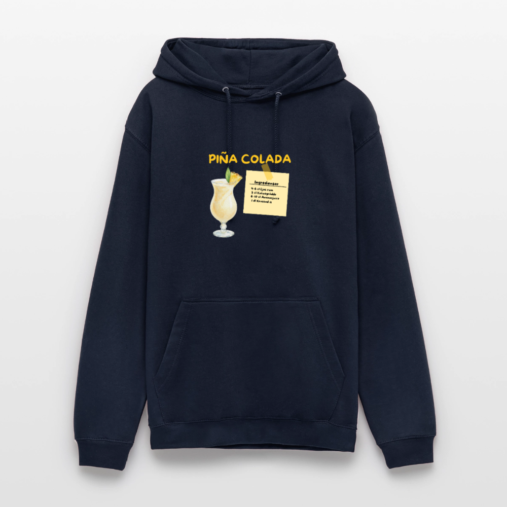 Pina colada Hoodie Unisex - marinblå
