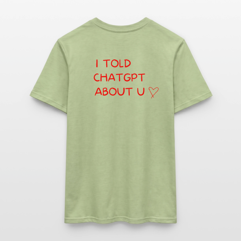 I told ChatGPT about u T-shirt herr - salviagrön