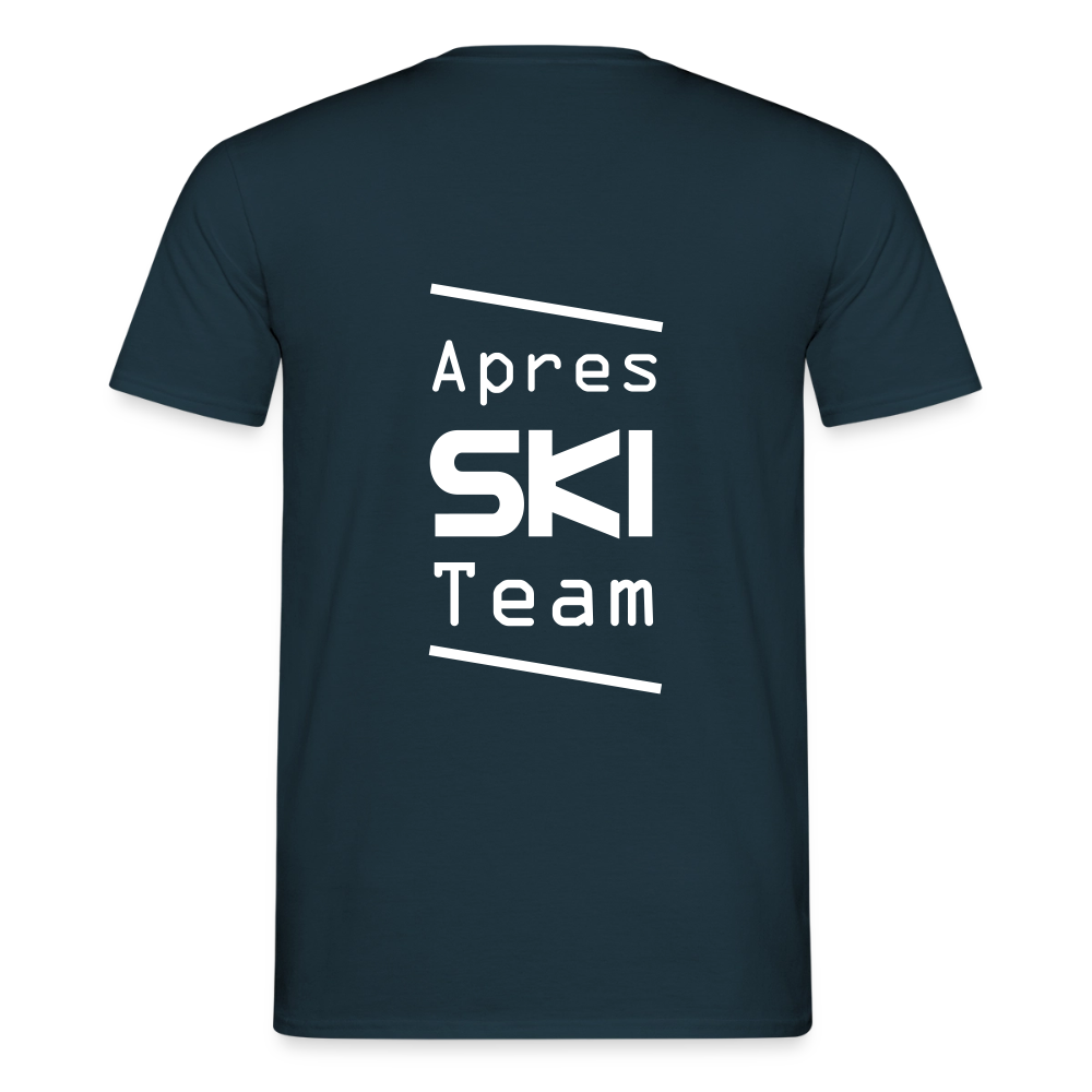 Apres ski team T-shirt Herr - marinblå