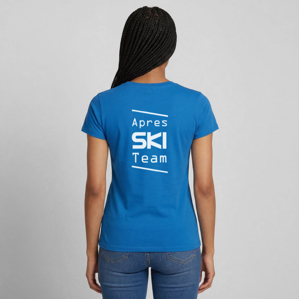 Apres ski team T-shirt Dam - royalblå
