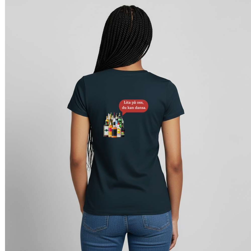 Lita på oss, du kan dansa T-shirt Dam - marinblå