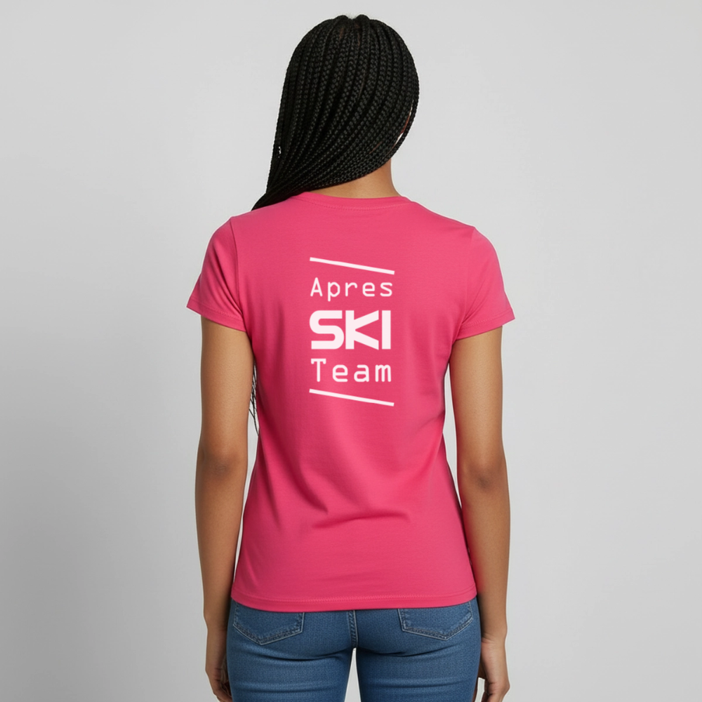 Apres ski team T-shirt Dam - azalea
