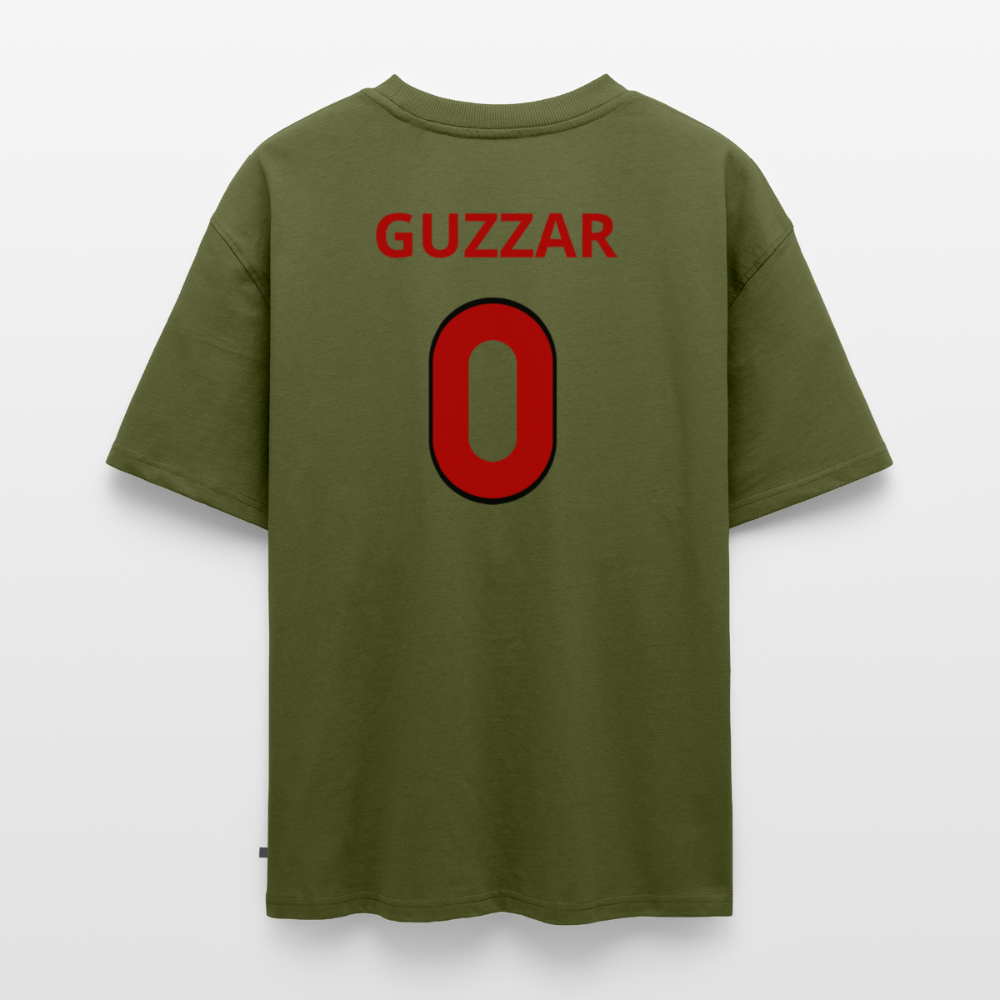 Guzzar 0 oversized premium-T-shirt unisex - kaki
