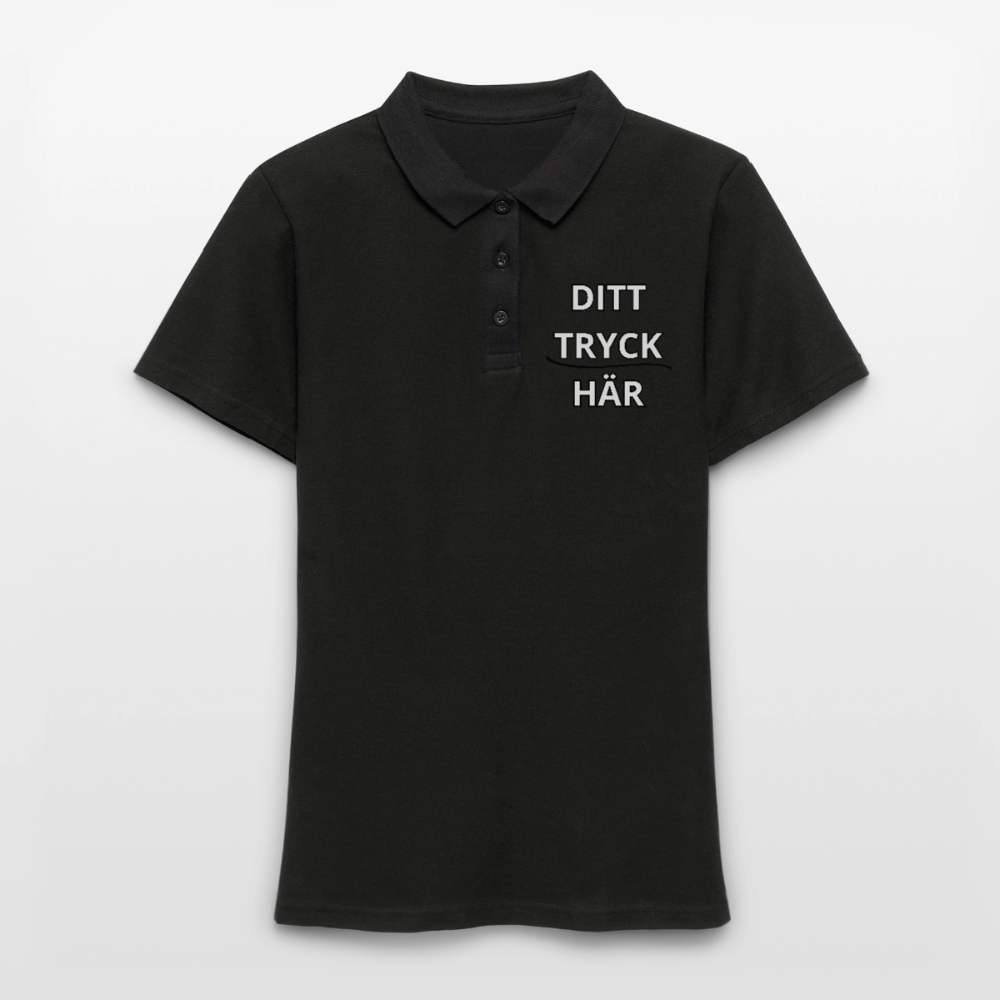 Women's Polo Shirt - svart