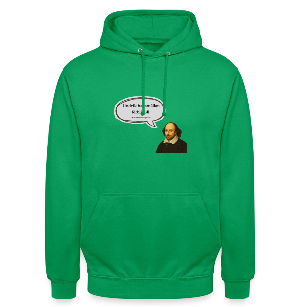 Undvik baksmällan förbli full Hoodie Unisex - kellygrön