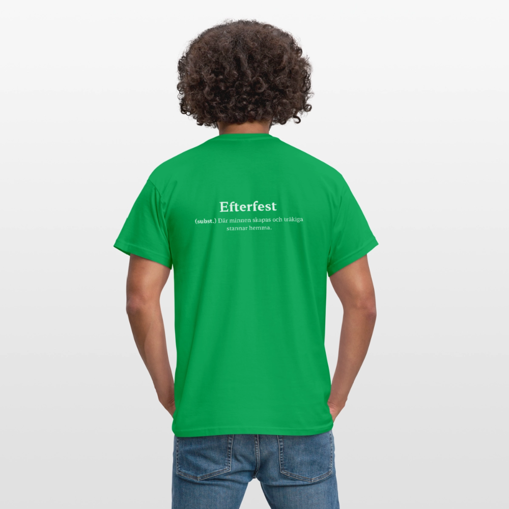 Efterfest T-shirt Herr - kellygrön