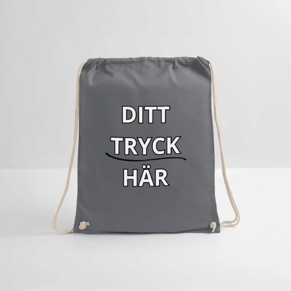 Drawstring Bag - grå