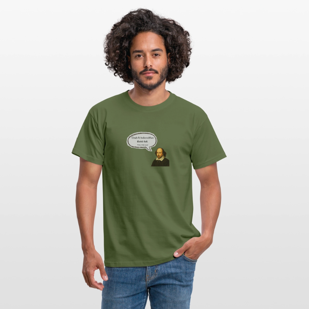 Undvik baksmällan förbli full T-shirt Herr - Militärgrön