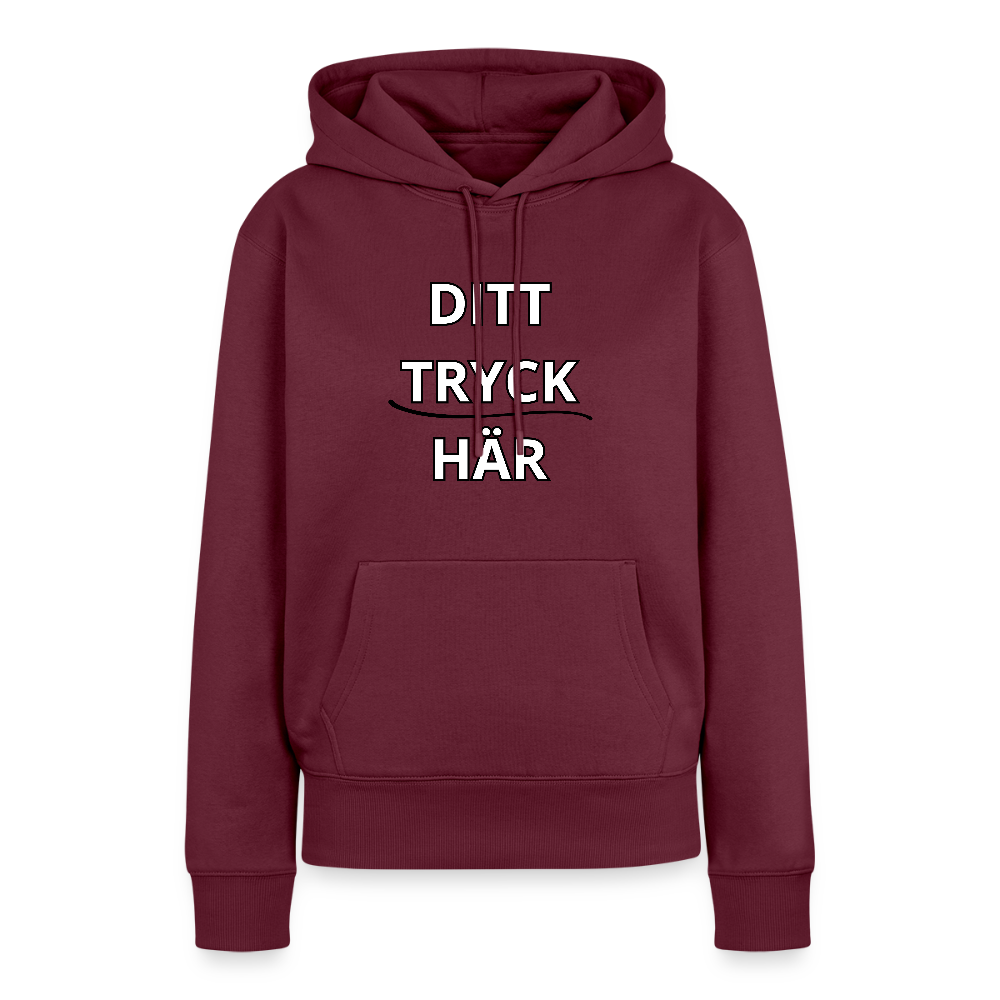 Women’s Premium Hoodie - vinröd 