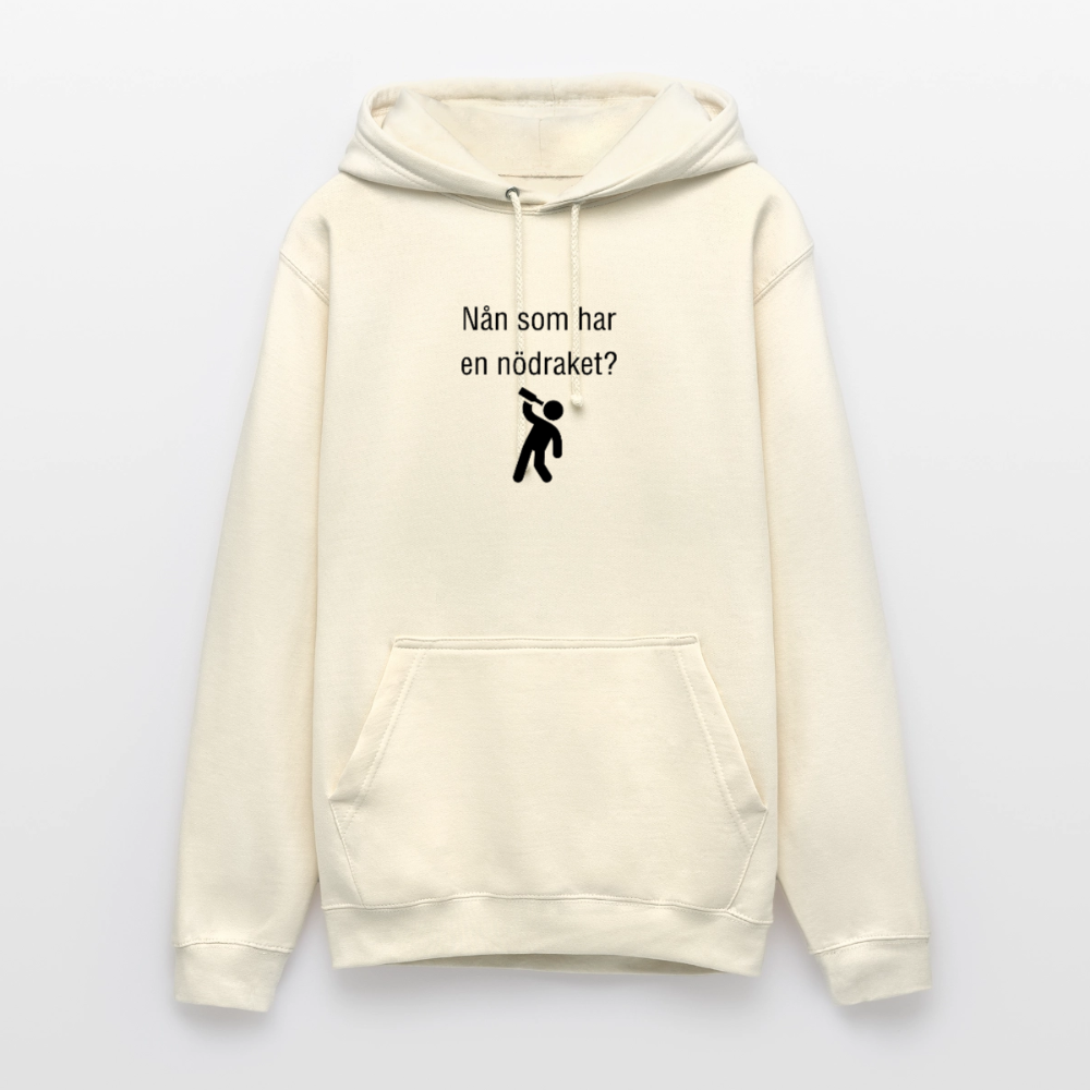 Nån som har en nödraket? Hoodie unisex - vaniljmilkshake