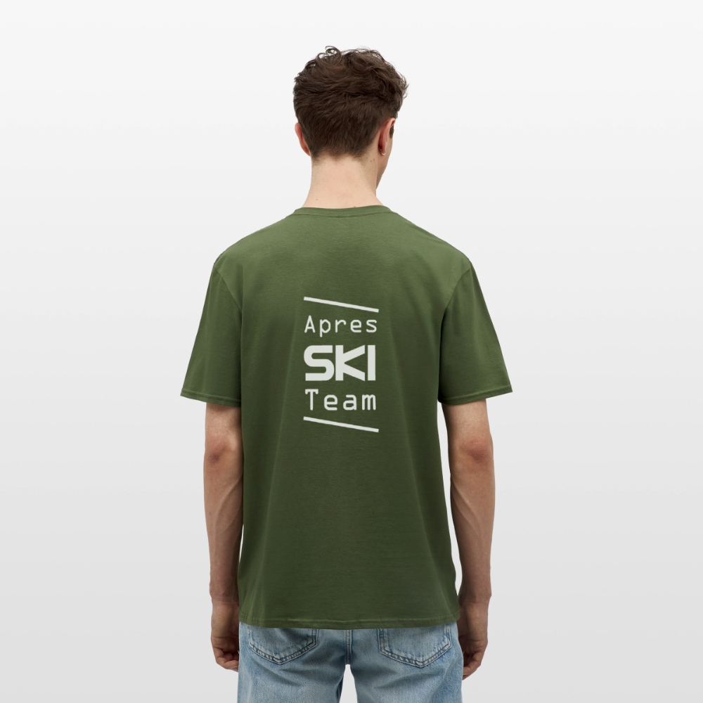 Apres ski team T-shirt Herr - Militärgrön