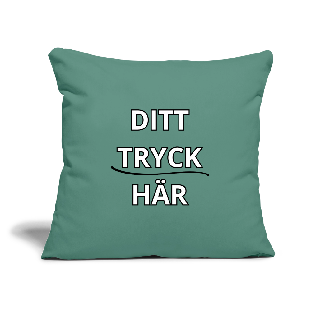 Soffkuddsöverdrag, 45 x 45 cm - grangrön