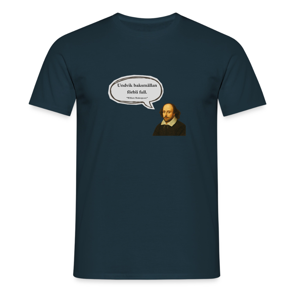 Undvik baksmällan förbli full T-shirt Herr - marinblå