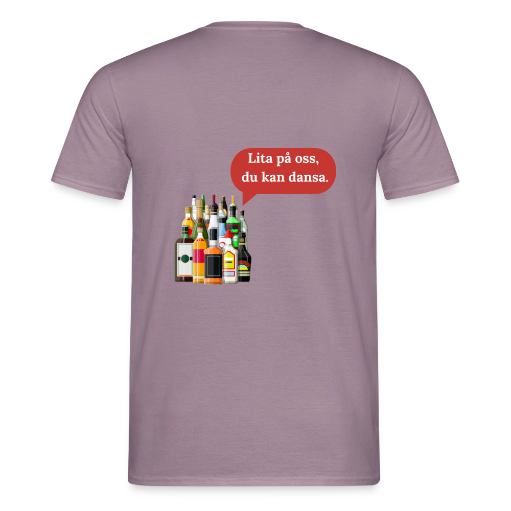 Lita på oss, du kan dansa T-shirt Herr - lilagrå 