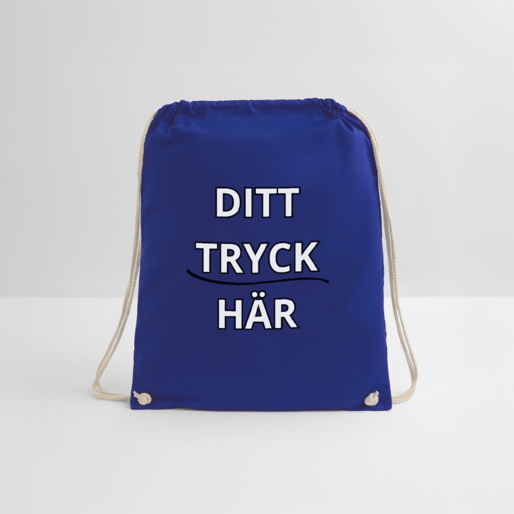 Drawstring Bag - kungsblå
