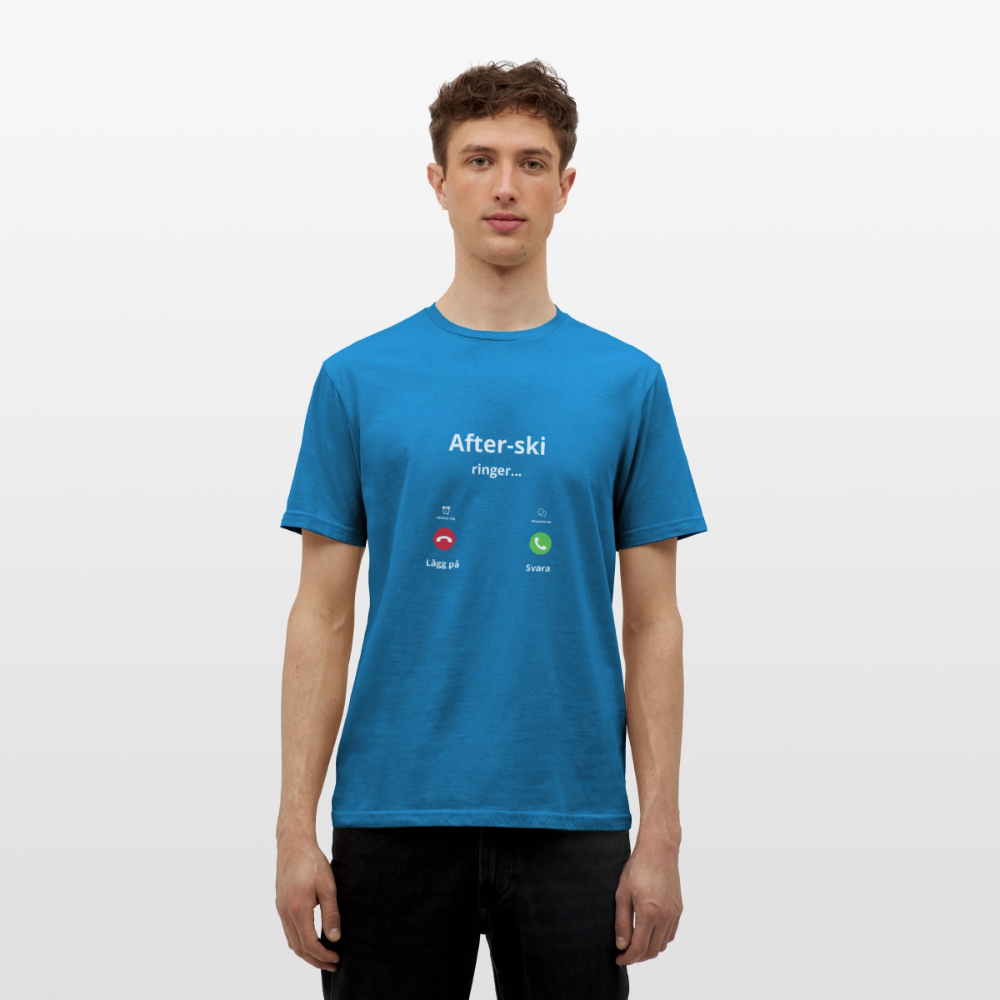 After-ski ringer... T-shirt herr - kungsblå