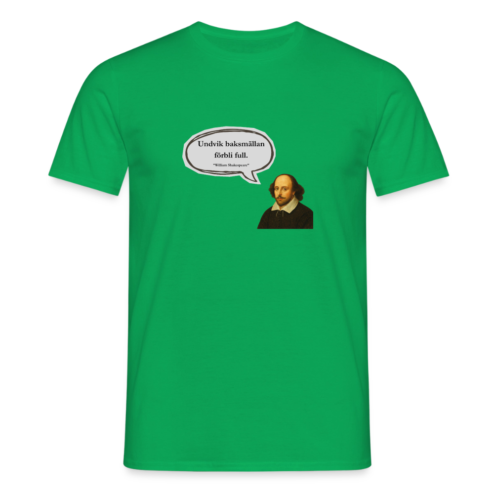 Undvik baksmällan förbli full T-shirt Herr - kellygrön