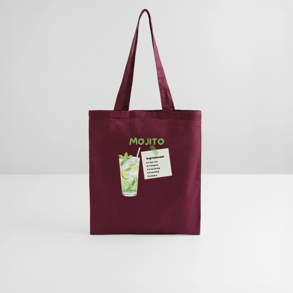Mojito Tygväska - vinröd