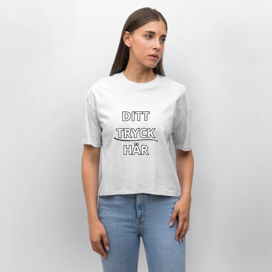 Stanley/Stella Nova Women’s Boxy Organic T-Shirt - vit melerad