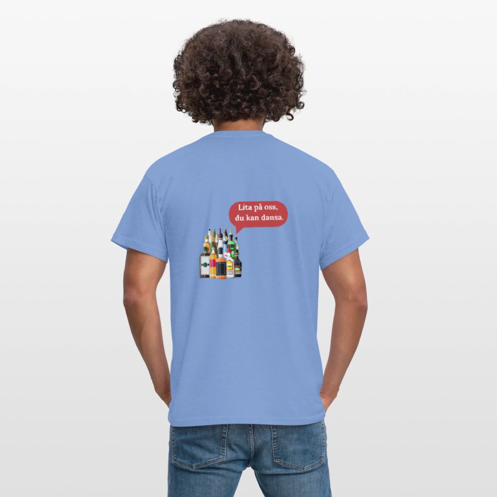 Lita på oss, du kan dansa T-shirt Herr - carolina blue