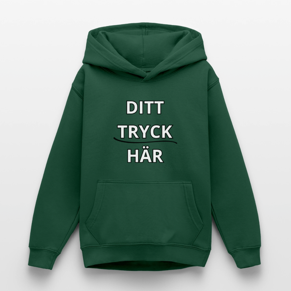 Luvtröja tonåring - buteljgrön