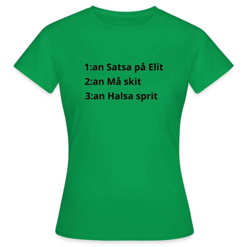 1-3:an T-shirt dam - kellygrön